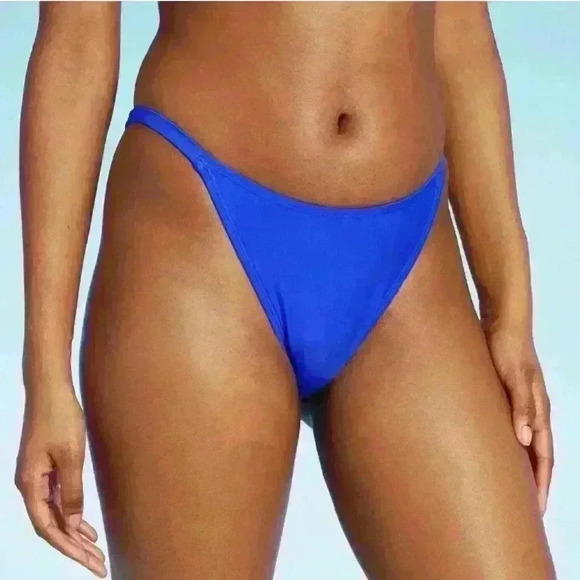 NWT WILD FABLE Side Tab Extra Cheeky High Leg Bikini Bottom - Picture 1 of 1